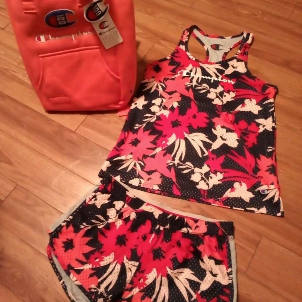 Champion "graphic garden" reversible set